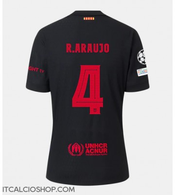 Barcelona Ronald Araujo #4 Seconda Maglia 2024-25 Manica Corta